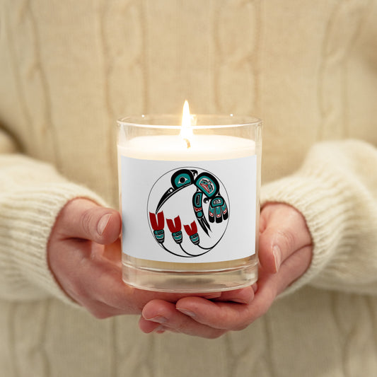 Hummingbird Glass jar soy wax candle