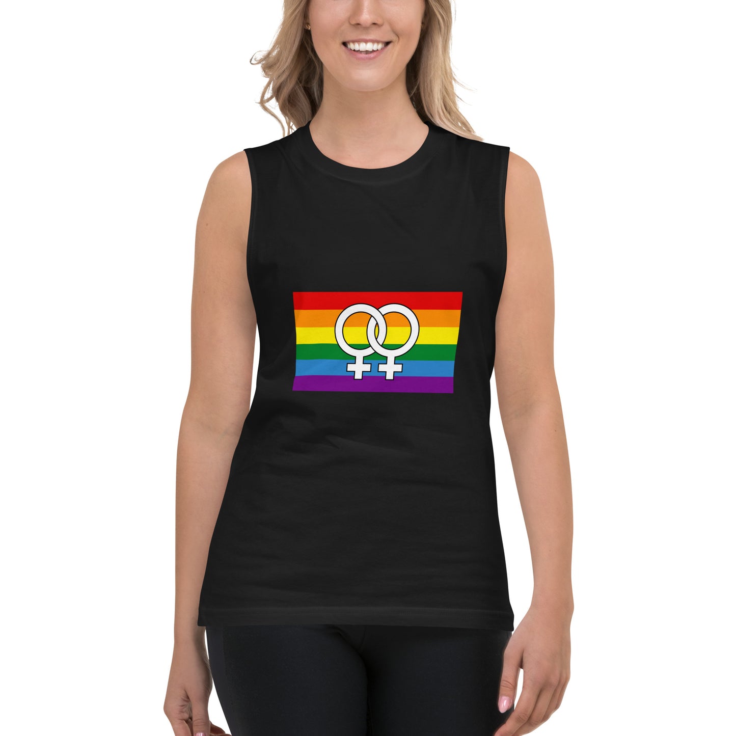 Double Female Symbol Muscle Shirt