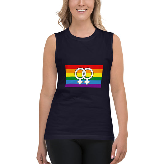 Double Female Symbol Muscle Shirt