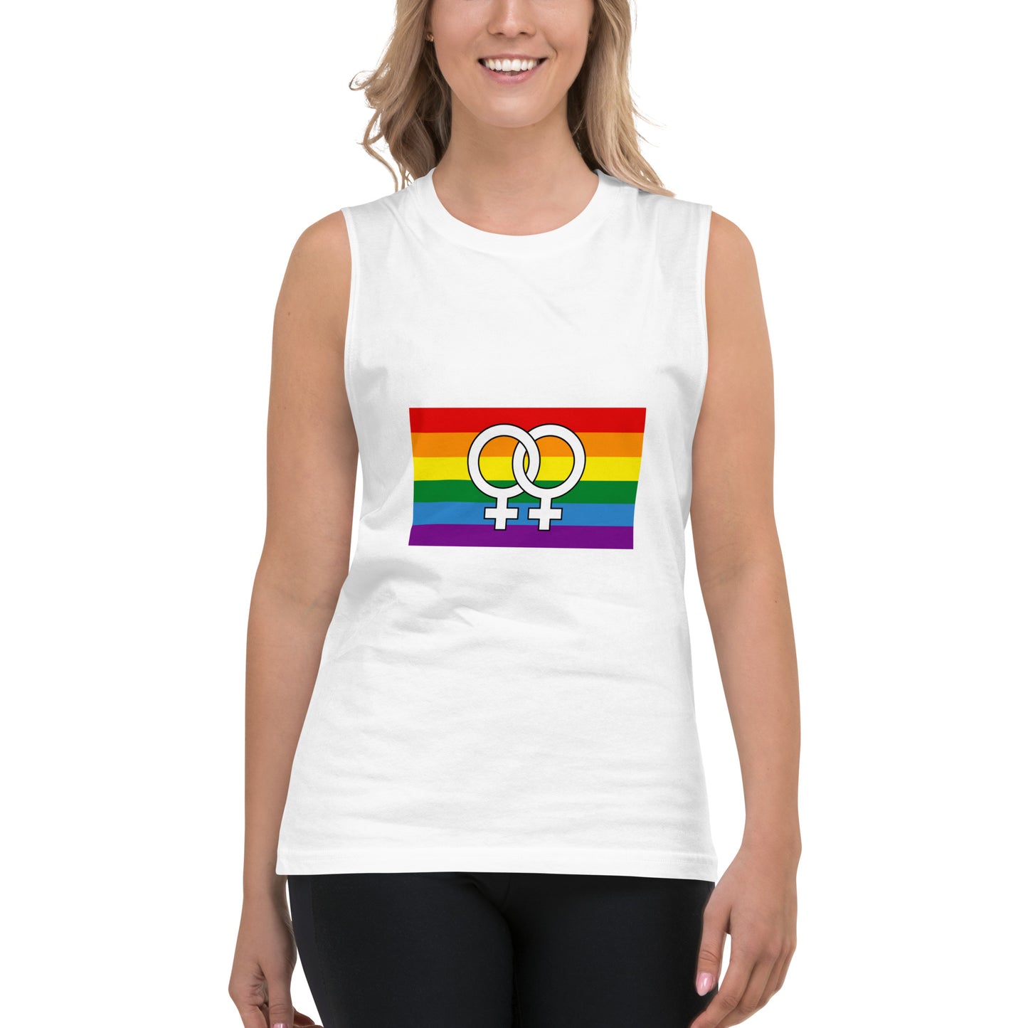 Double Female Symbol Muscle Shirt