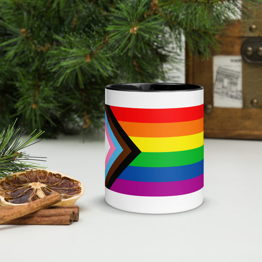 Progress Flag Mug with Color Inside