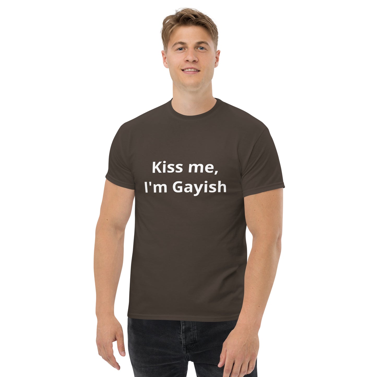 Kiss Me, I'm Gayish Men's classic tee