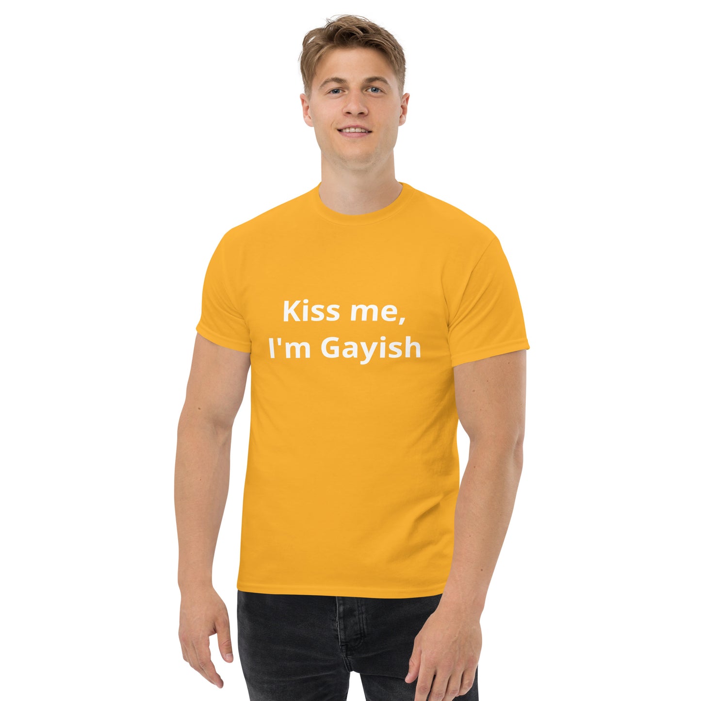 Kiss Me, I'm Gayish Men's classic tee