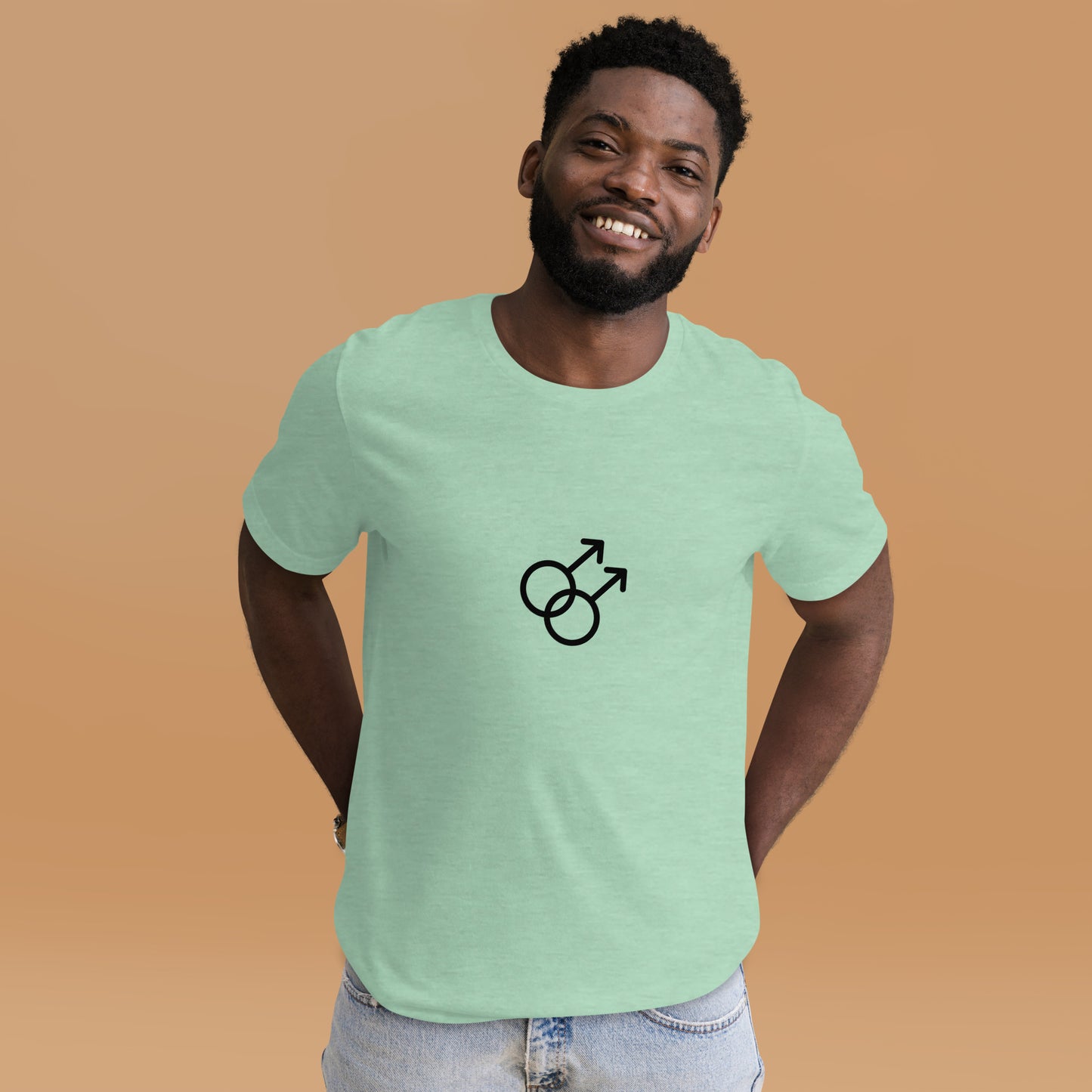 Double Male Symbol Unisex t-shirt