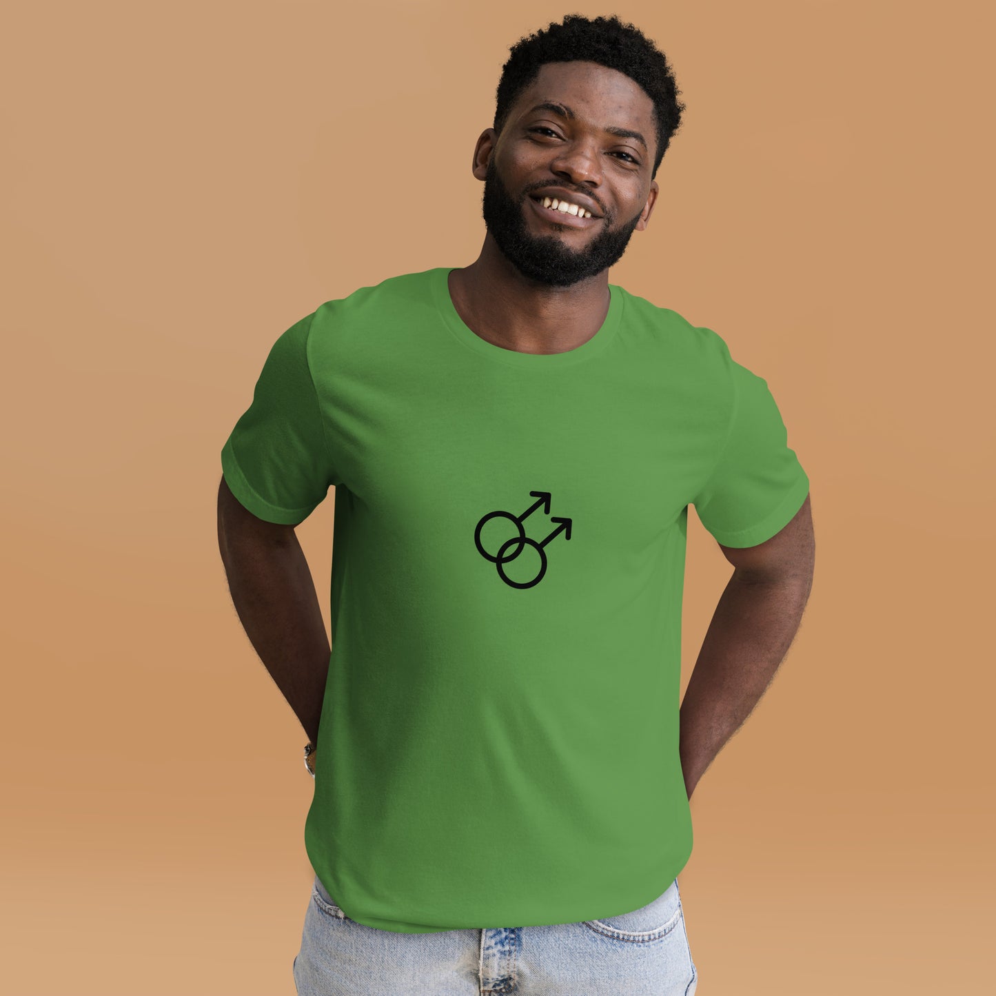 Double Male Symbol Unisex t-shirt