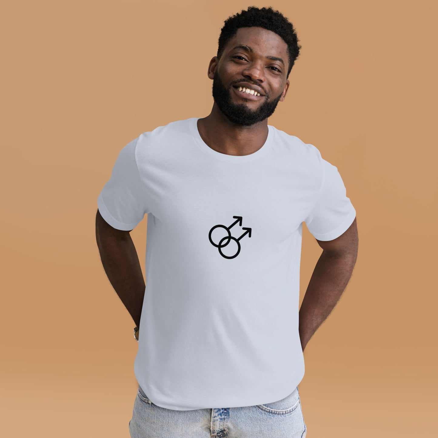 Double Male Symbol Unisex t-shirt