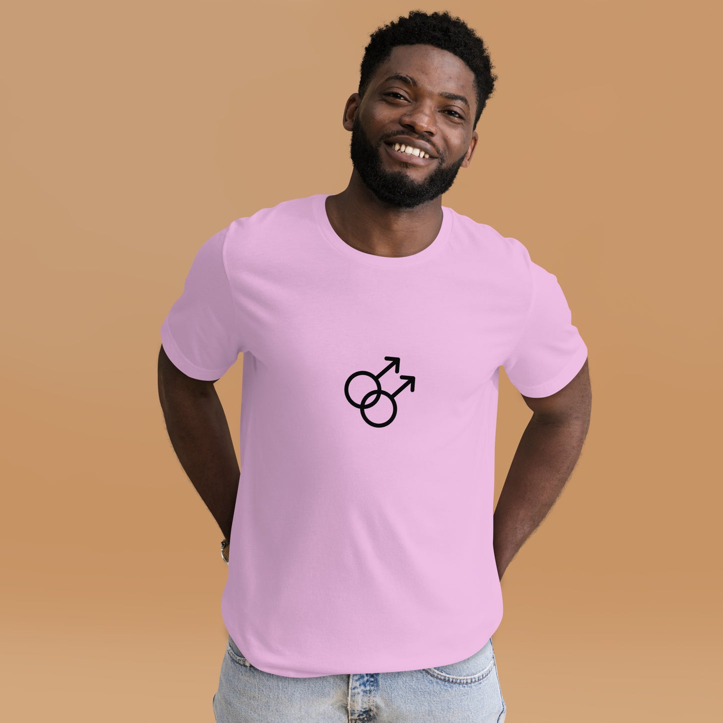 Double Male Symbol Unisex t-shirt