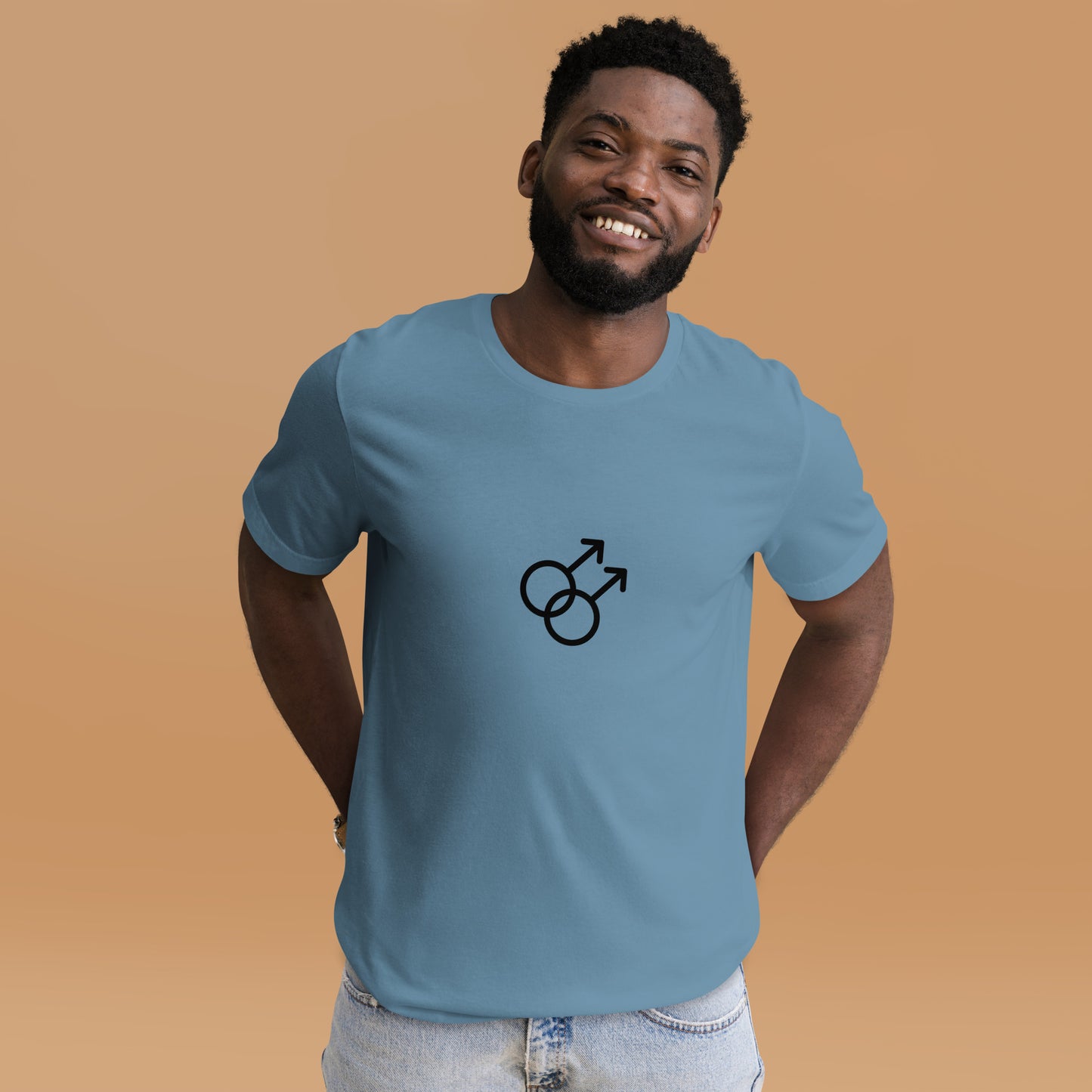 Double Male Symbol Unisex t-shirt