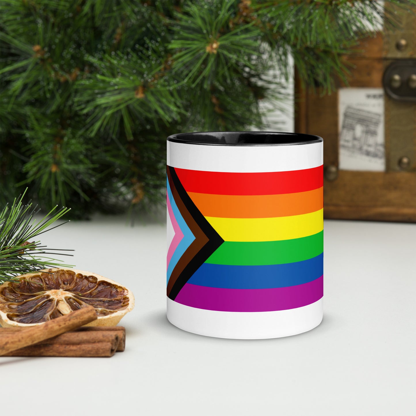 Progress Flag Mug with Color Inside