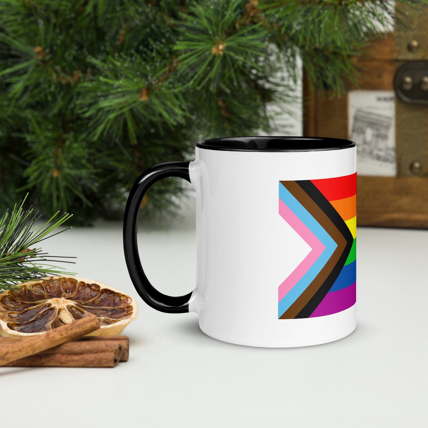 Progress Flag Mug with Color Inside