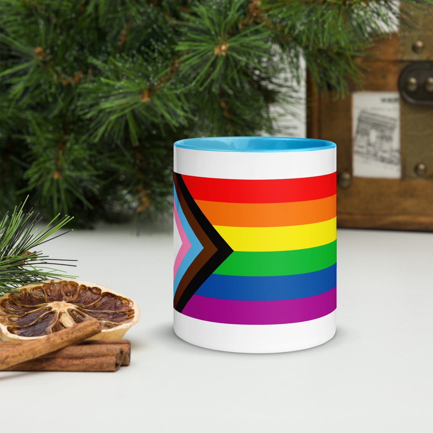 Progress Flag Mug with Color Inside