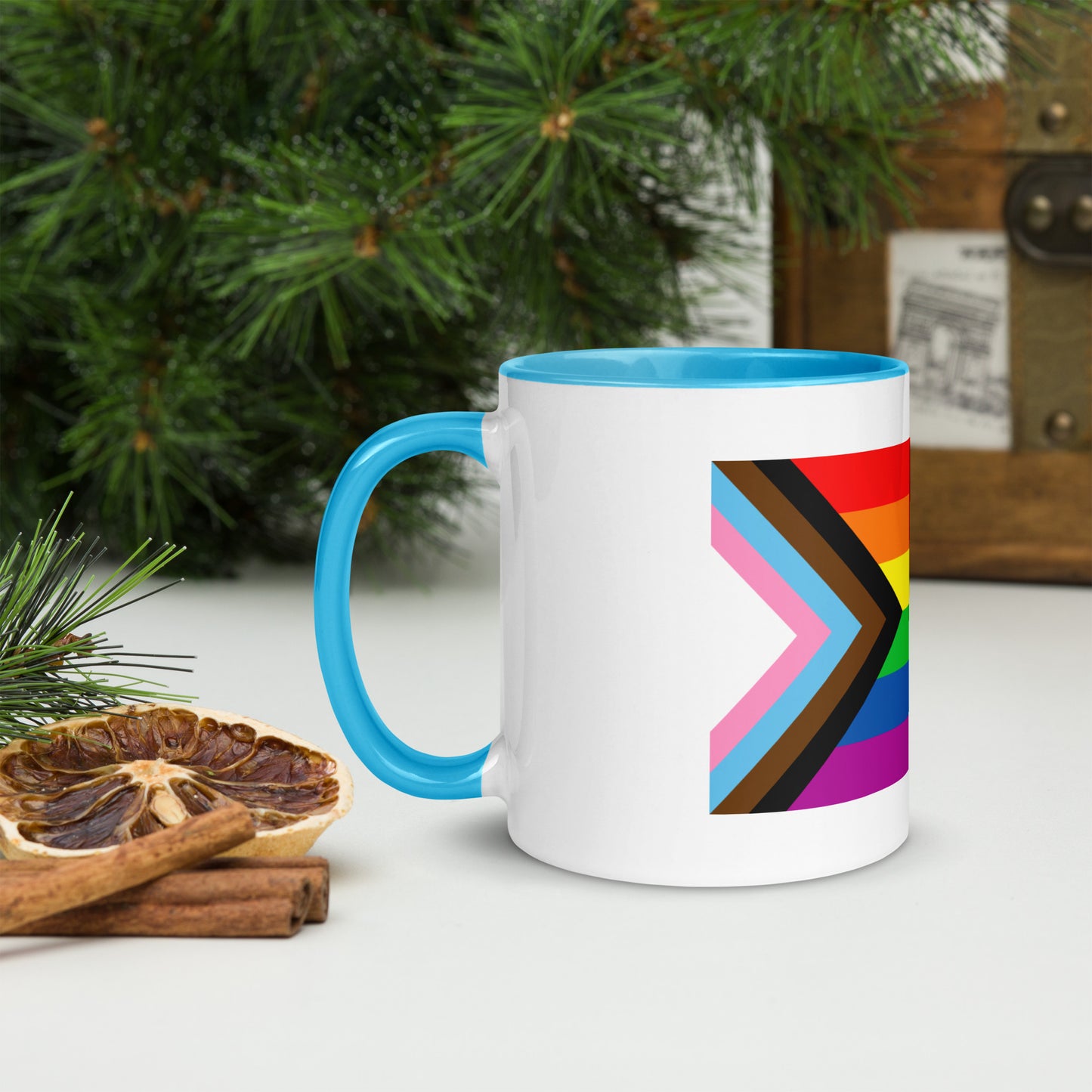 Progress Flag Mug with Color Inside