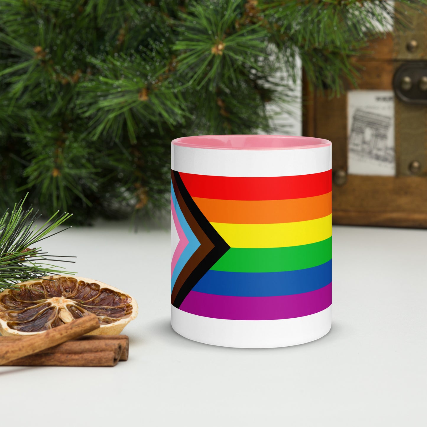 Progress Flag Mug with Color Inside